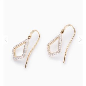 Kendra Scott Liliana Pave Diamond Drop Earrings